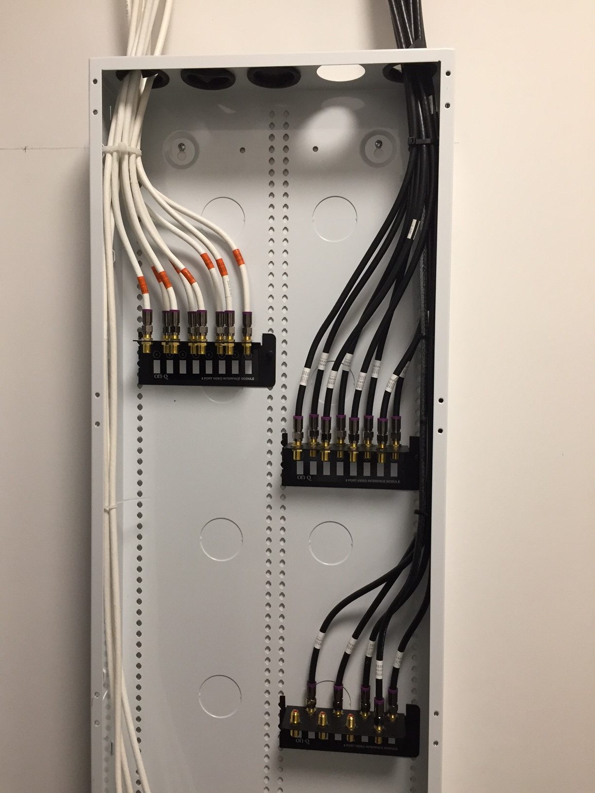 Low Voltage Wiring How To Wire A Structured Cabling Enclosure